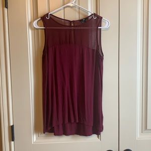 Maroon tank top